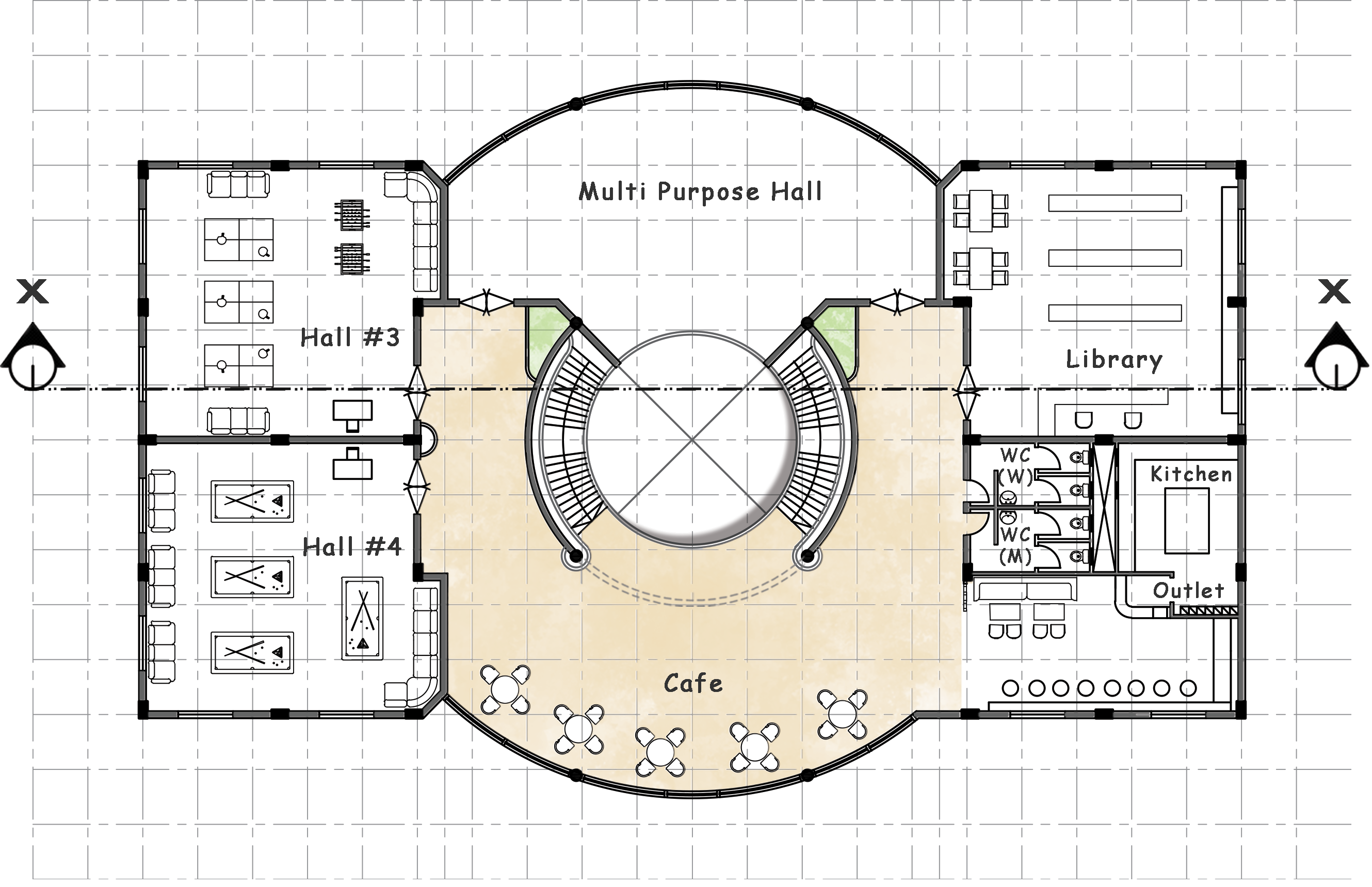 因巴巴的一个青少年关怀中心丨开罗大学工程学院-6