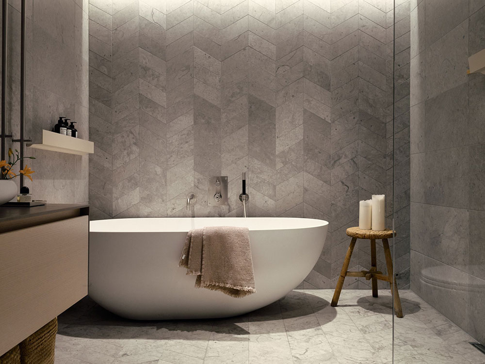 斯德哥尔摩时尚顶层公寓,玻璃隔墙成焦点-19