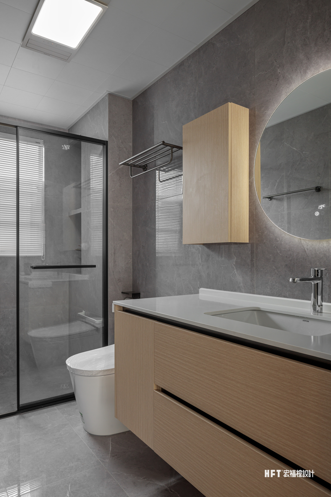 成都 140㎡现代简约四室二厅设计丨中国成都丨成都宏福樘设计-43