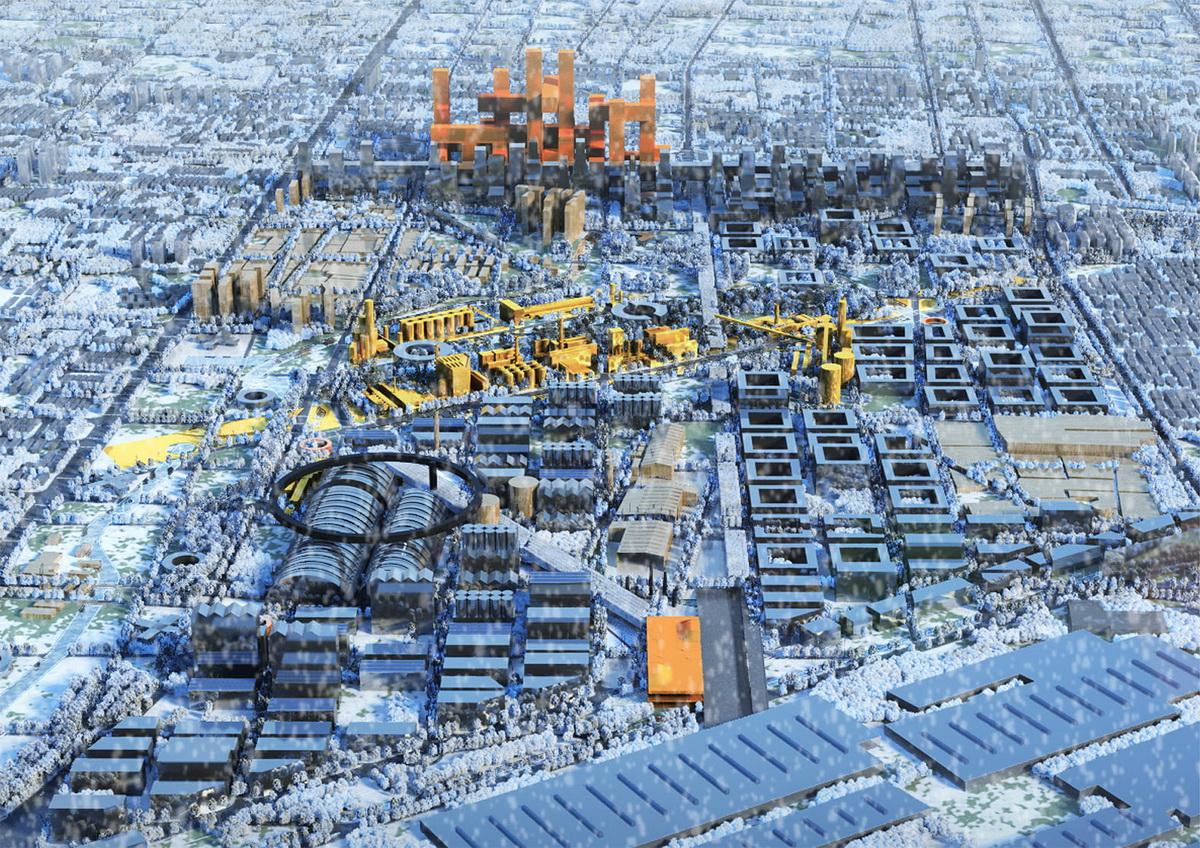 邯郸绿色城市宣言丨中国河北丨多米尼克·佩罗建筑事务所-1