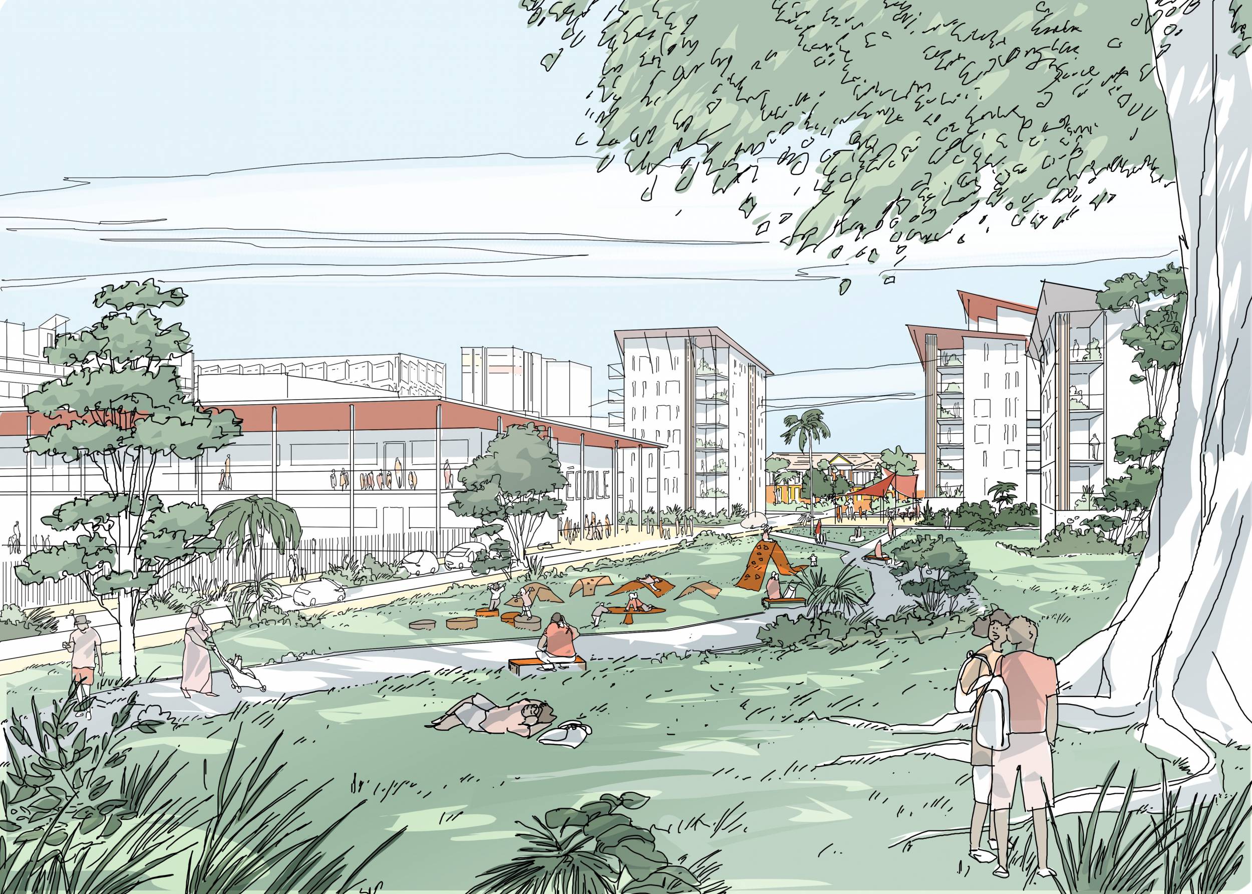 Urban regeneration NPNRU Cap Excellence, Guadeloupe — Ateliers 2/3/4/-37