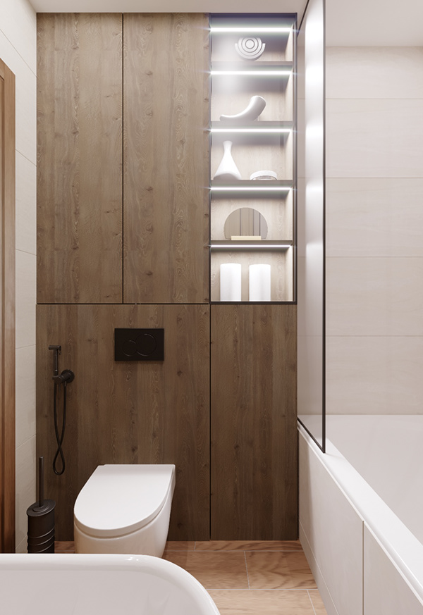 Novosibirsk 公寓室内设计丨俄罗斯新西伯利亚丨Alena Rubtsova-28