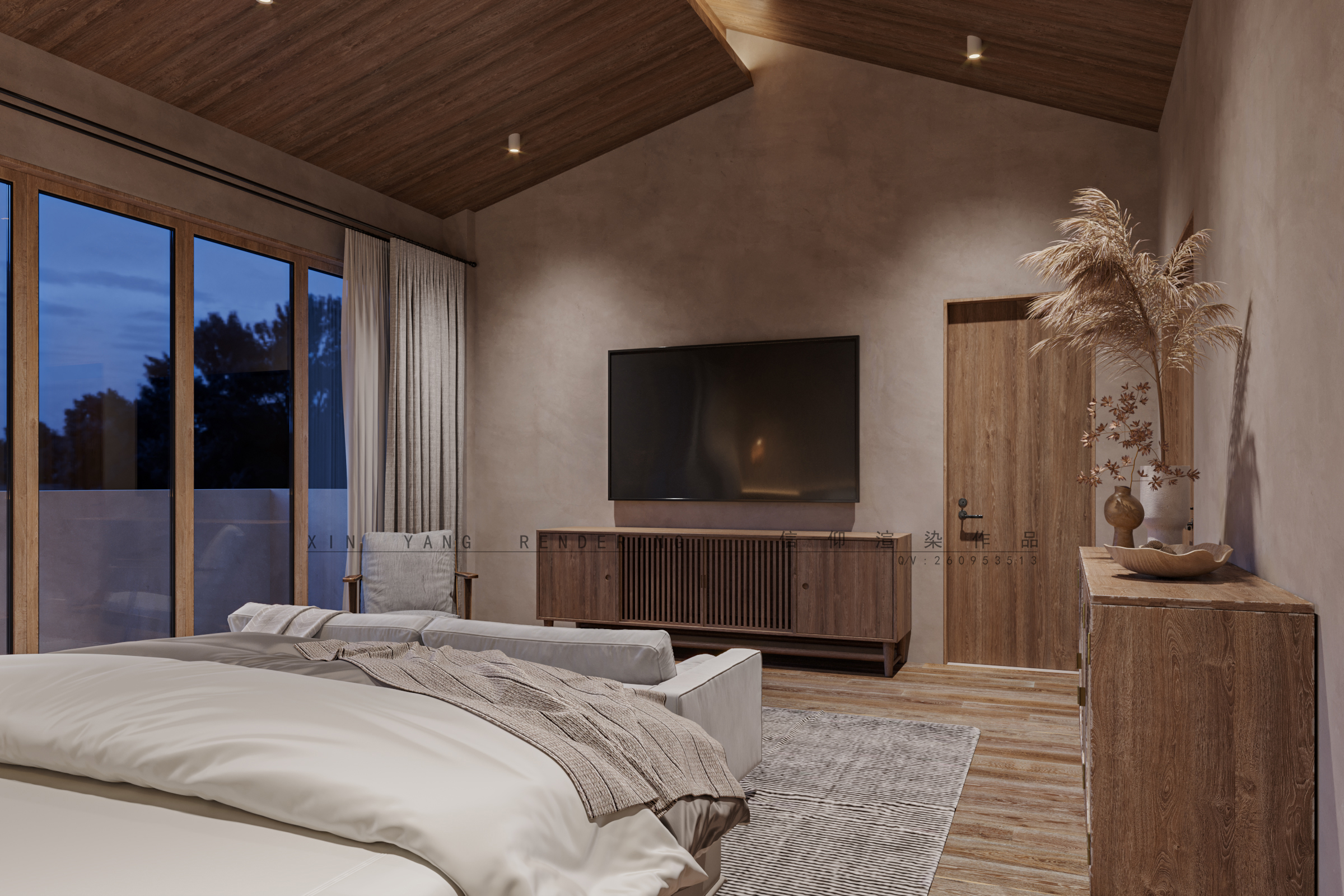 《隐秘》民宿夜景效果，3Dmax 2016 打造梦幻空间-23