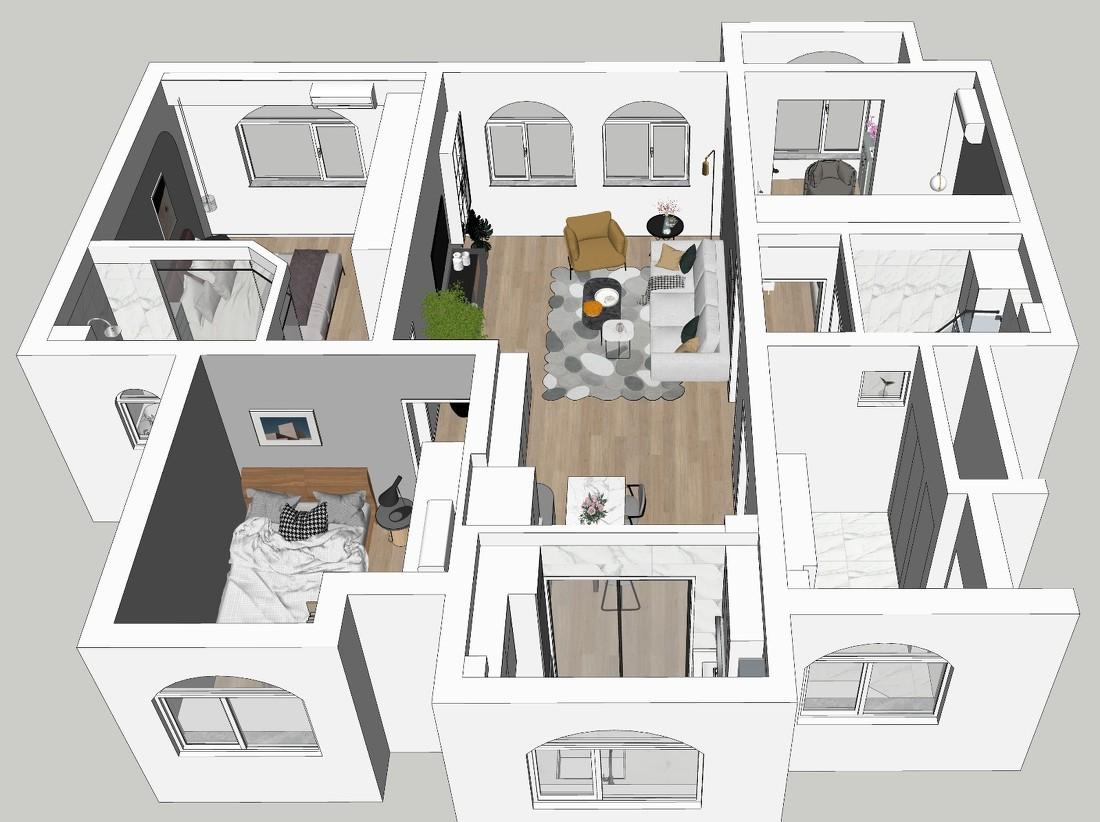 空姐之家 | 舒适实用空间设计-15