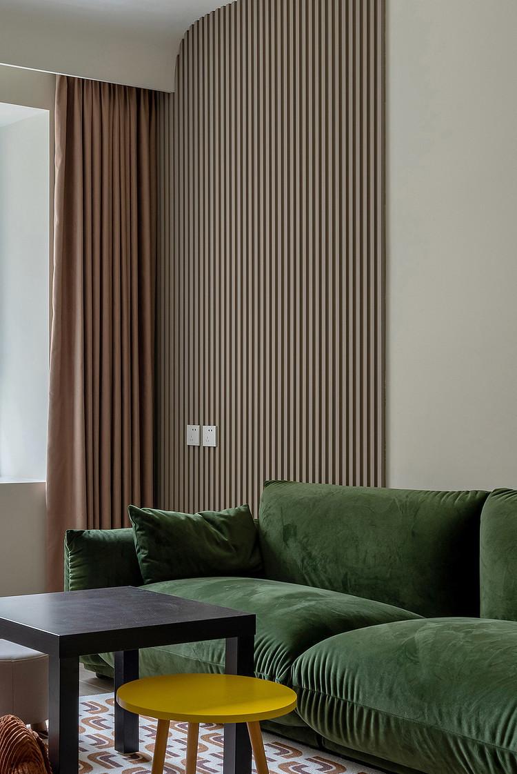 89㎡复古原木风，厨房打开秒变社交领域-7