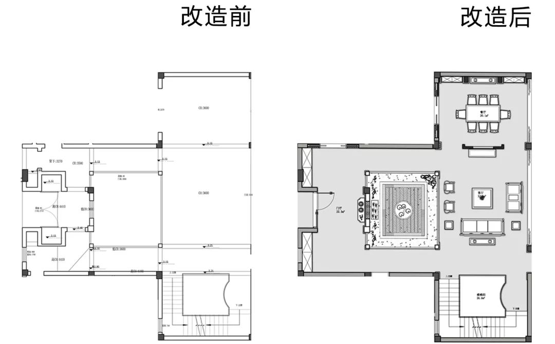 桃花源别墅 | 新中式装修风格打造全过程-19