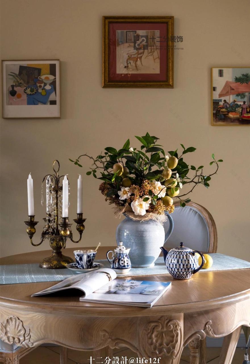 重庆海悦蓝庭橙花岛屿平层空间设计丨中国重庆丨十二分设计-7