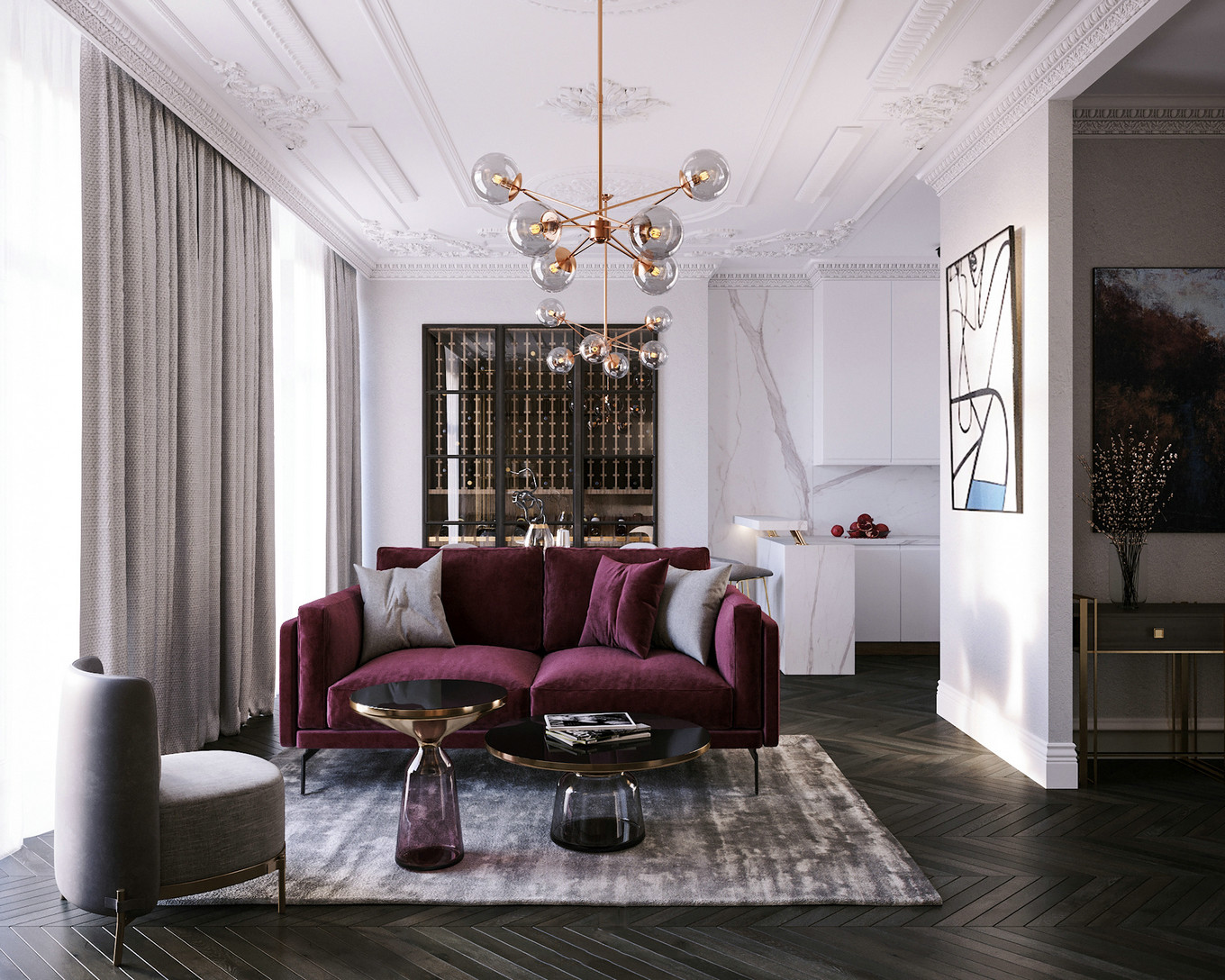 现代轻奢艺术风，撩人心扉的美-0