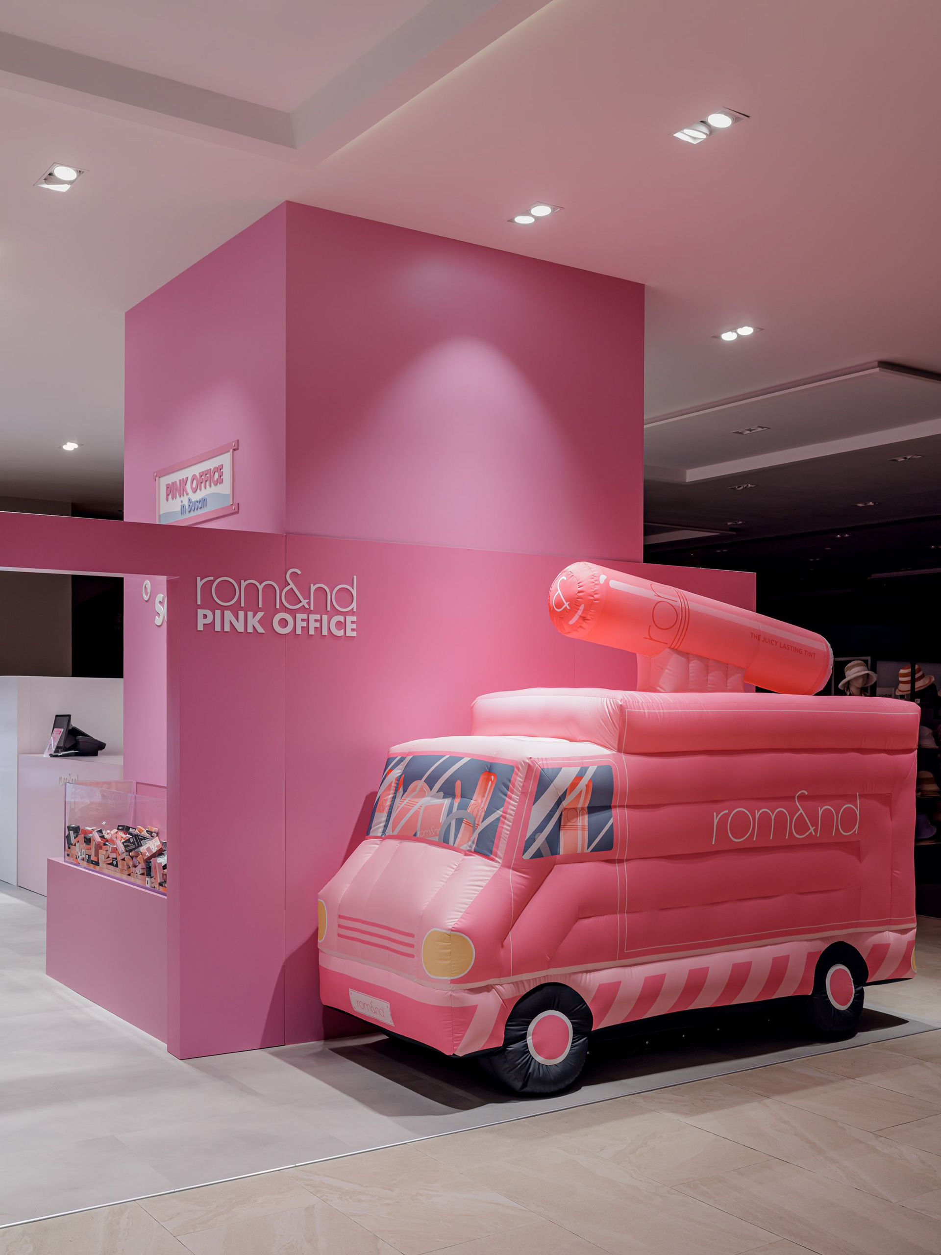 Rom&nd快闪店，釜山乐天百货店丨韩国-17