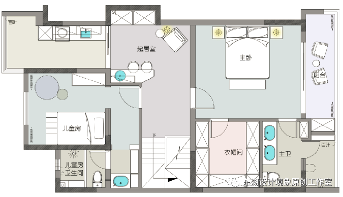 武汉黄州澳海府新中式家居设计丨东湖设计境象原创工作室-48