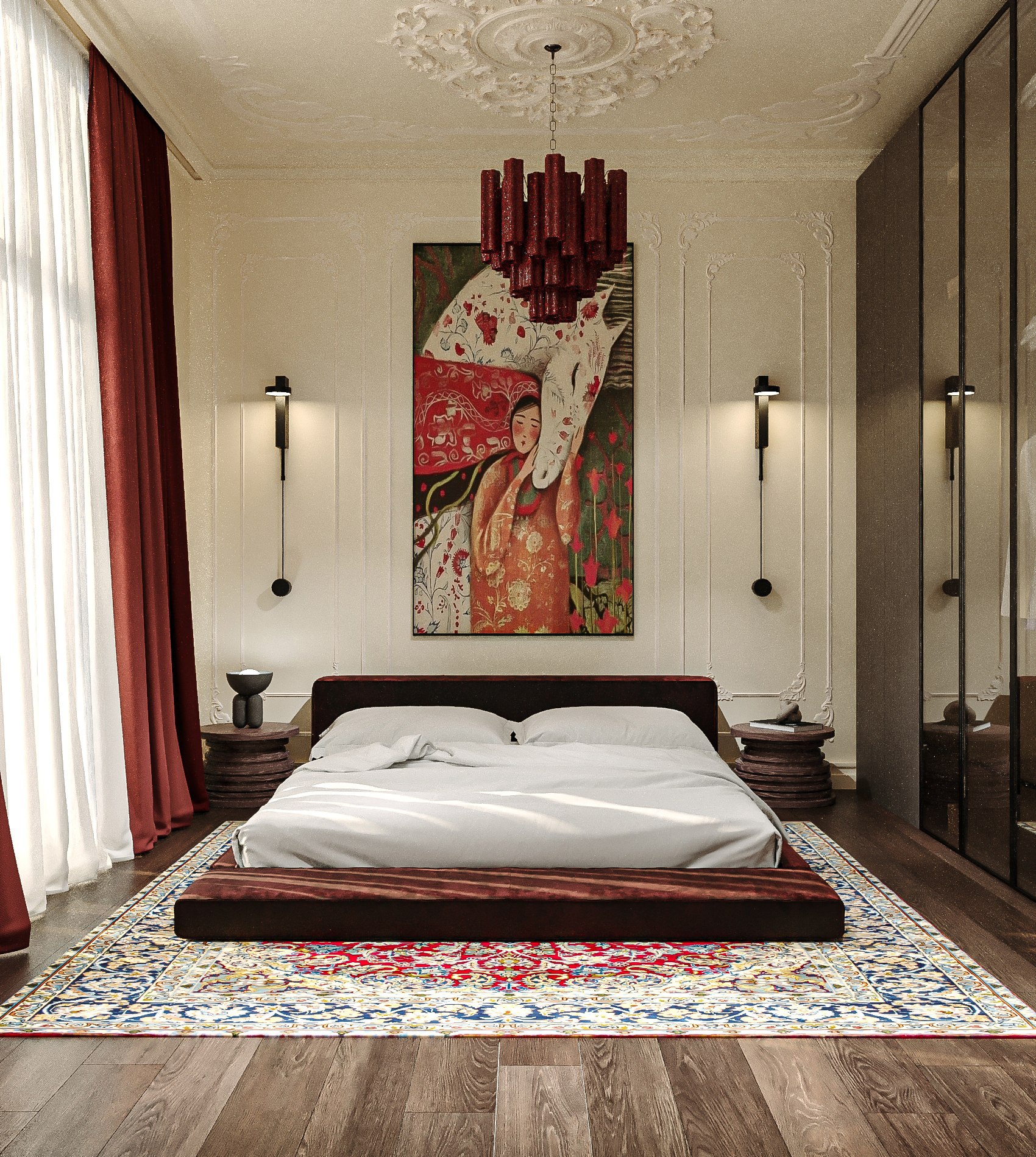 “Oriental Neo-Eclectic Bedroom”-2