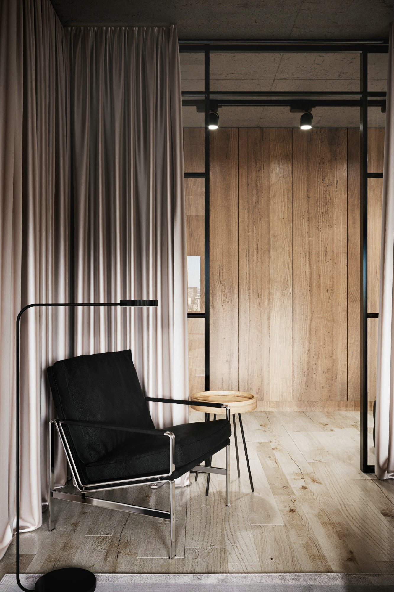 俄罗斯工业风小户型公寓-7