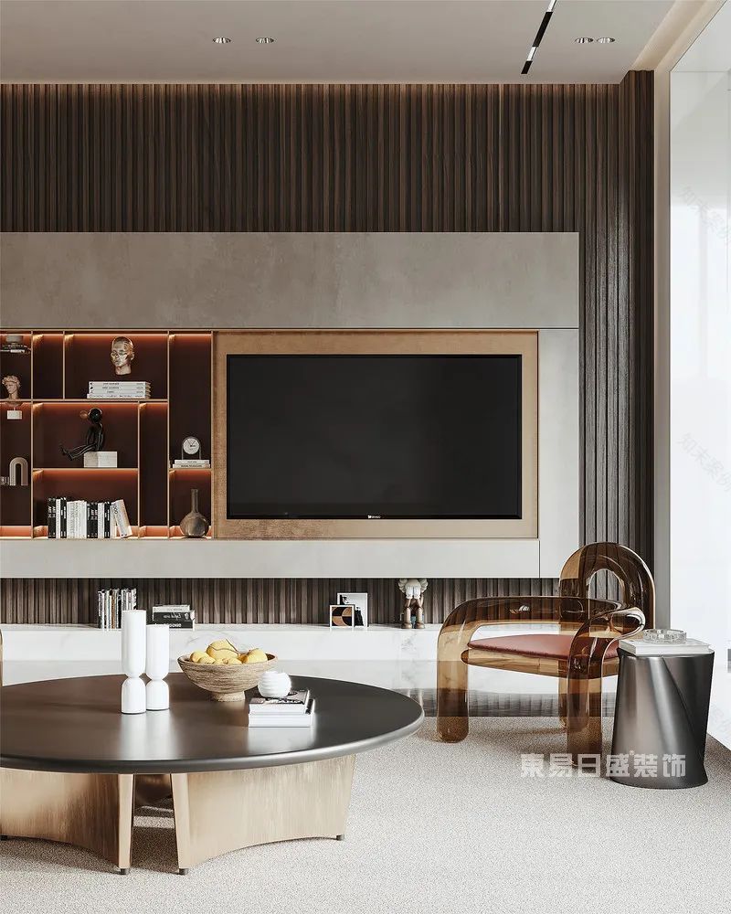 【首发】于凯作品:春酲 | 中梁壹号院350㎡现代风格别墅装修-44