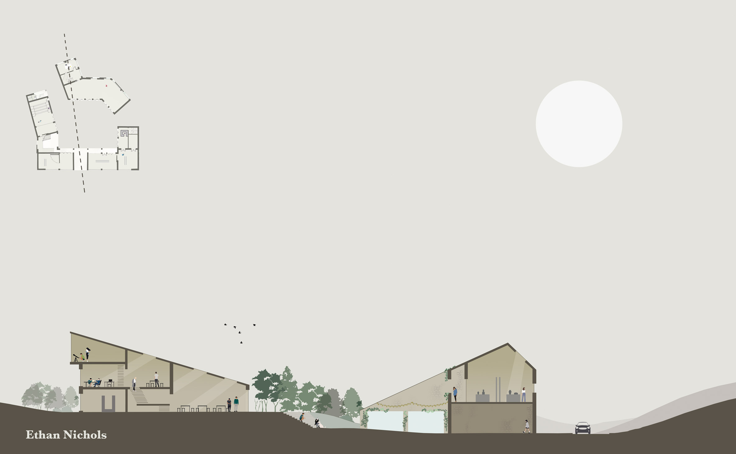 遥远岛屿的文化中心 | Falmouth 大学毕业生为 Scilly 群岛设计社区中心-41