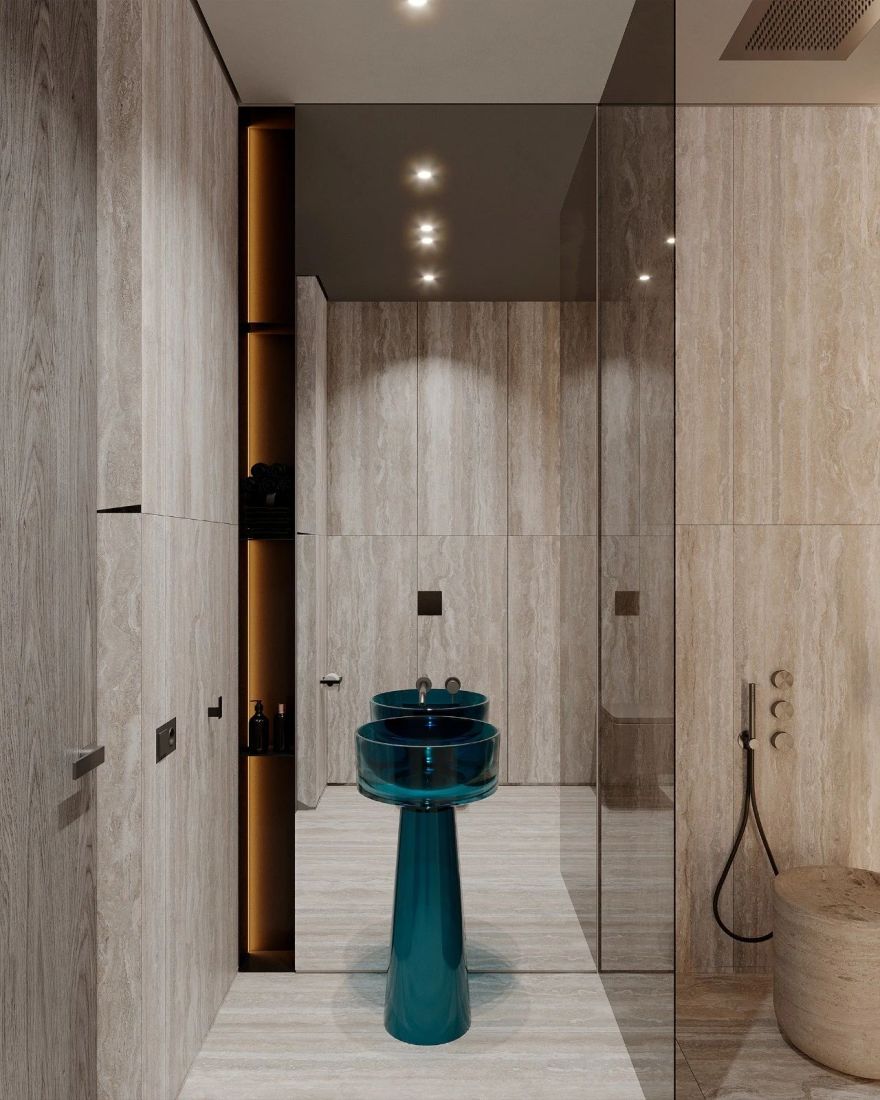 俄罗斯简约优雅公寓设计丨VERITY DESIGN-89