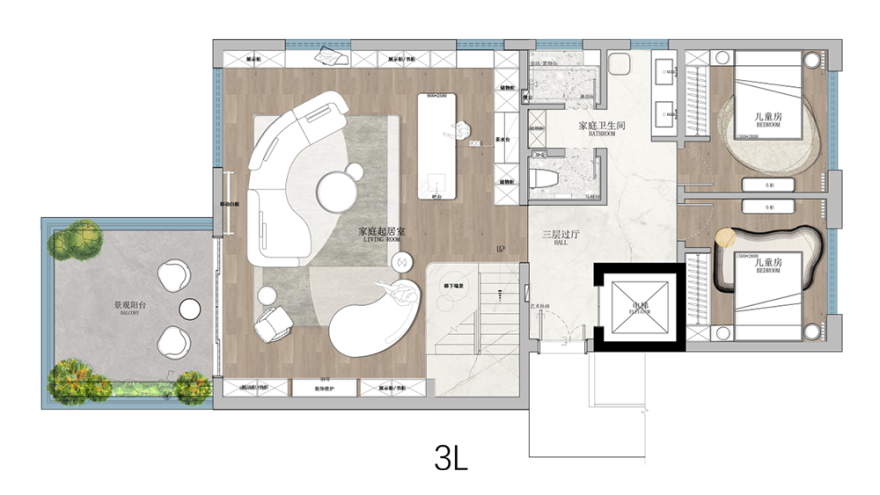 STUDIO·Y丨460㎡叠拼别墅丨中国成都丨STUDIO.Y室内设计事务所-68