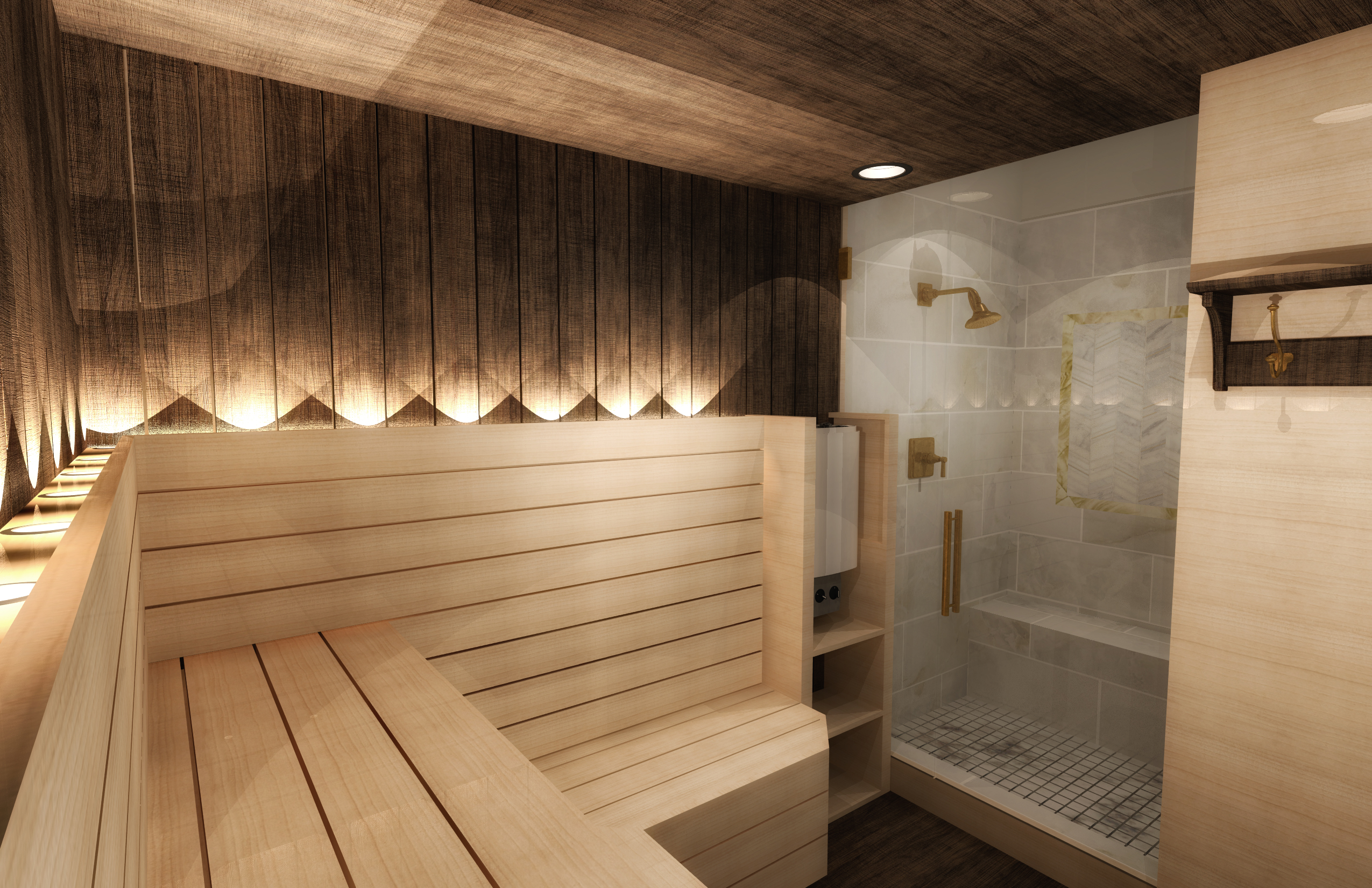 Custom Bathroom and Sauna-4