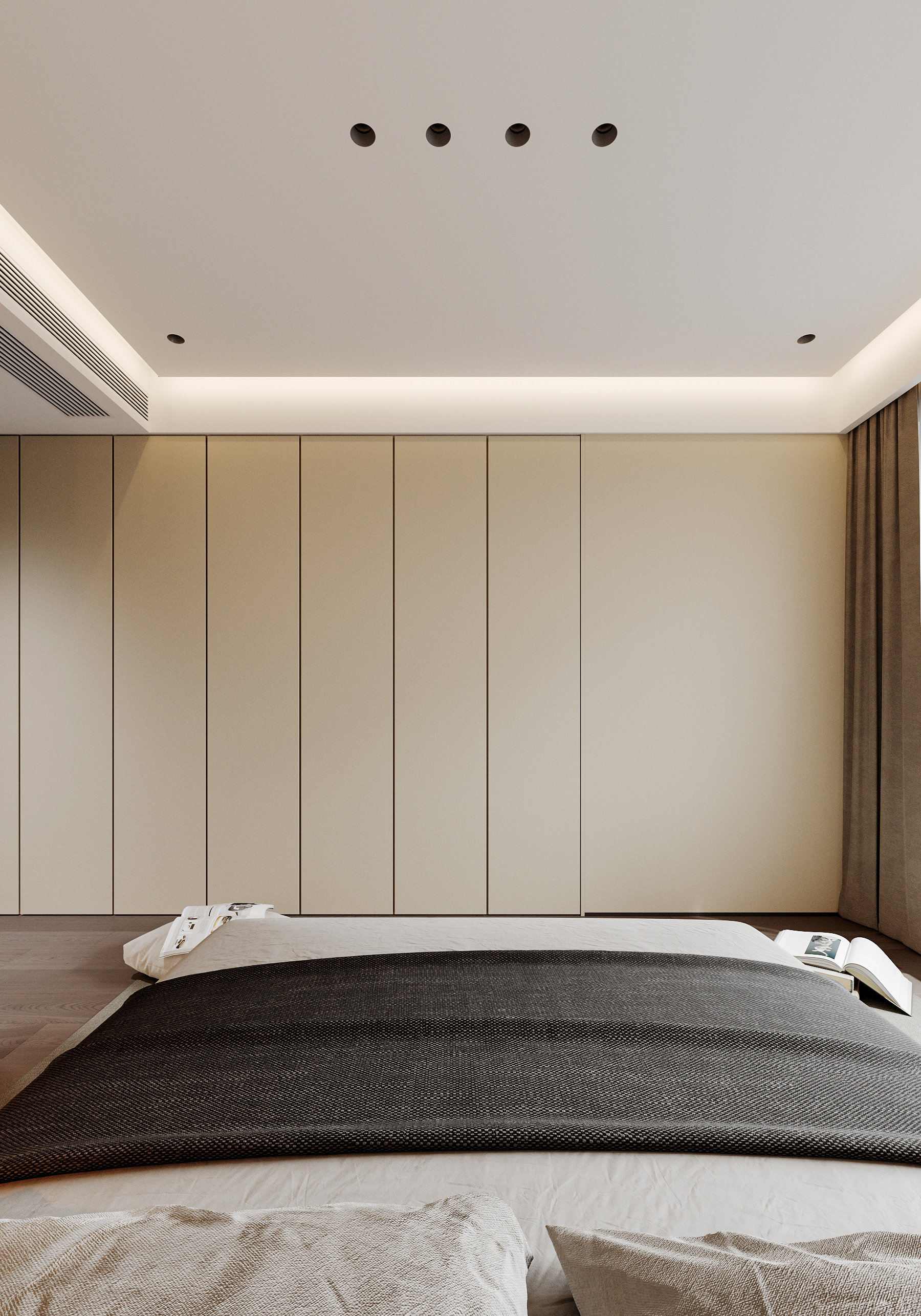 现代极简客厅卧室设计-17