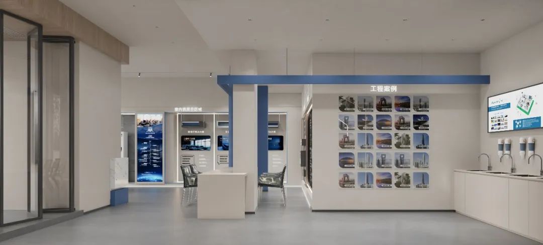 原创展厅设计 · 湖南南县约克中央空调展厅丨中国湖南丨周笙笙全案设计工作室-17