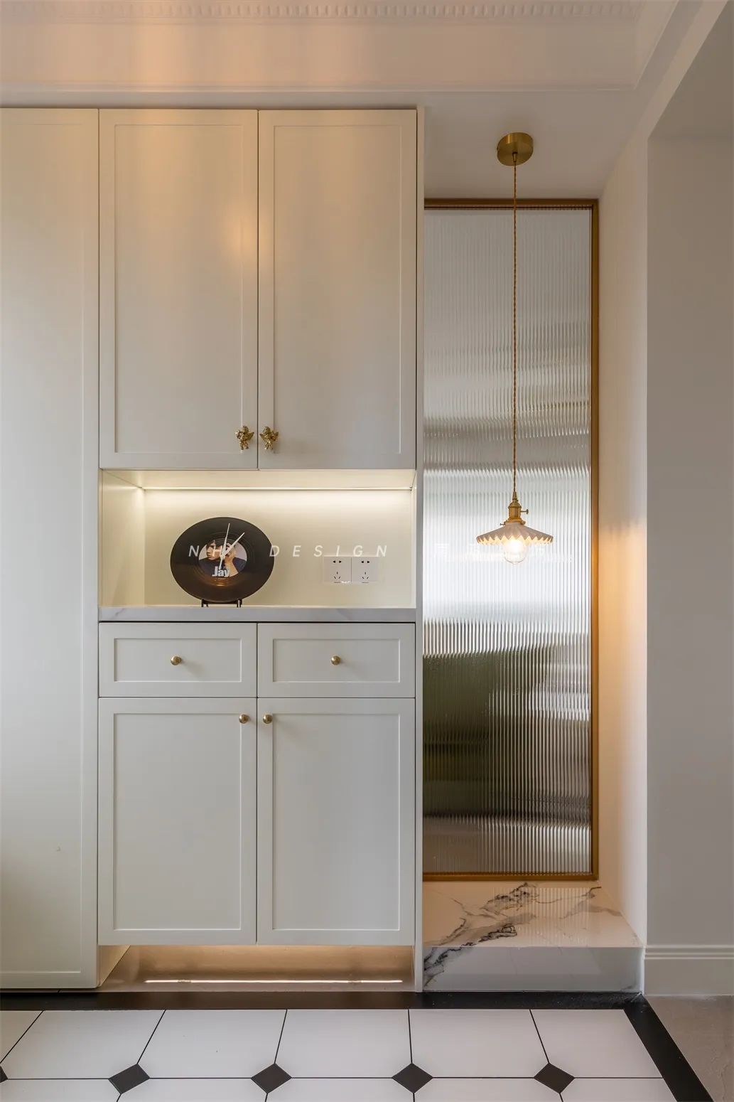 杭州府苑新村104㎡轻法式浪漫家居设计丨中国杭州丨浙江南鸿装饰-31