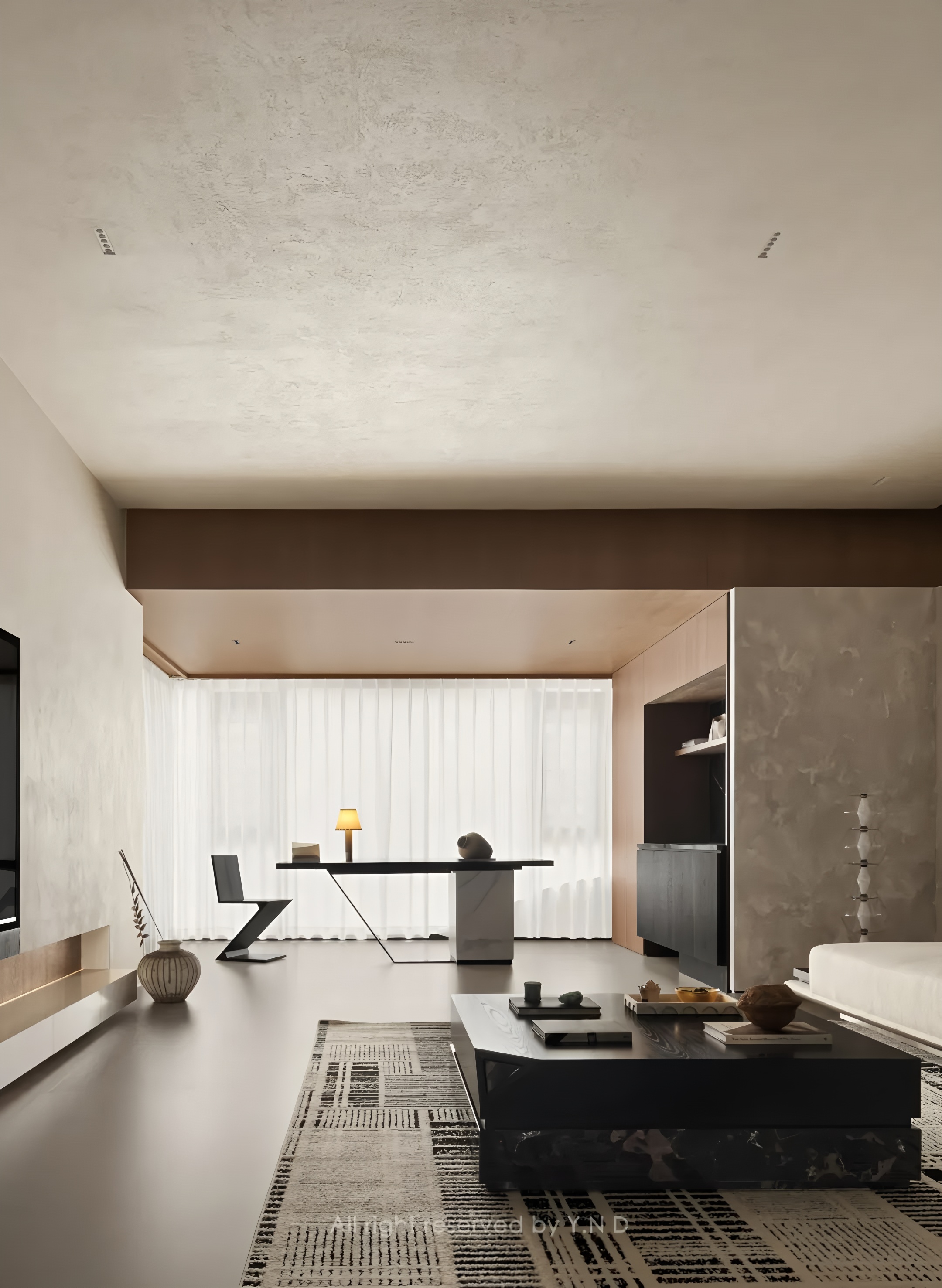 黑咖系 广东·汕头160m²住宅设计丨中国汕头丨伊诺设计Y.N Design-14