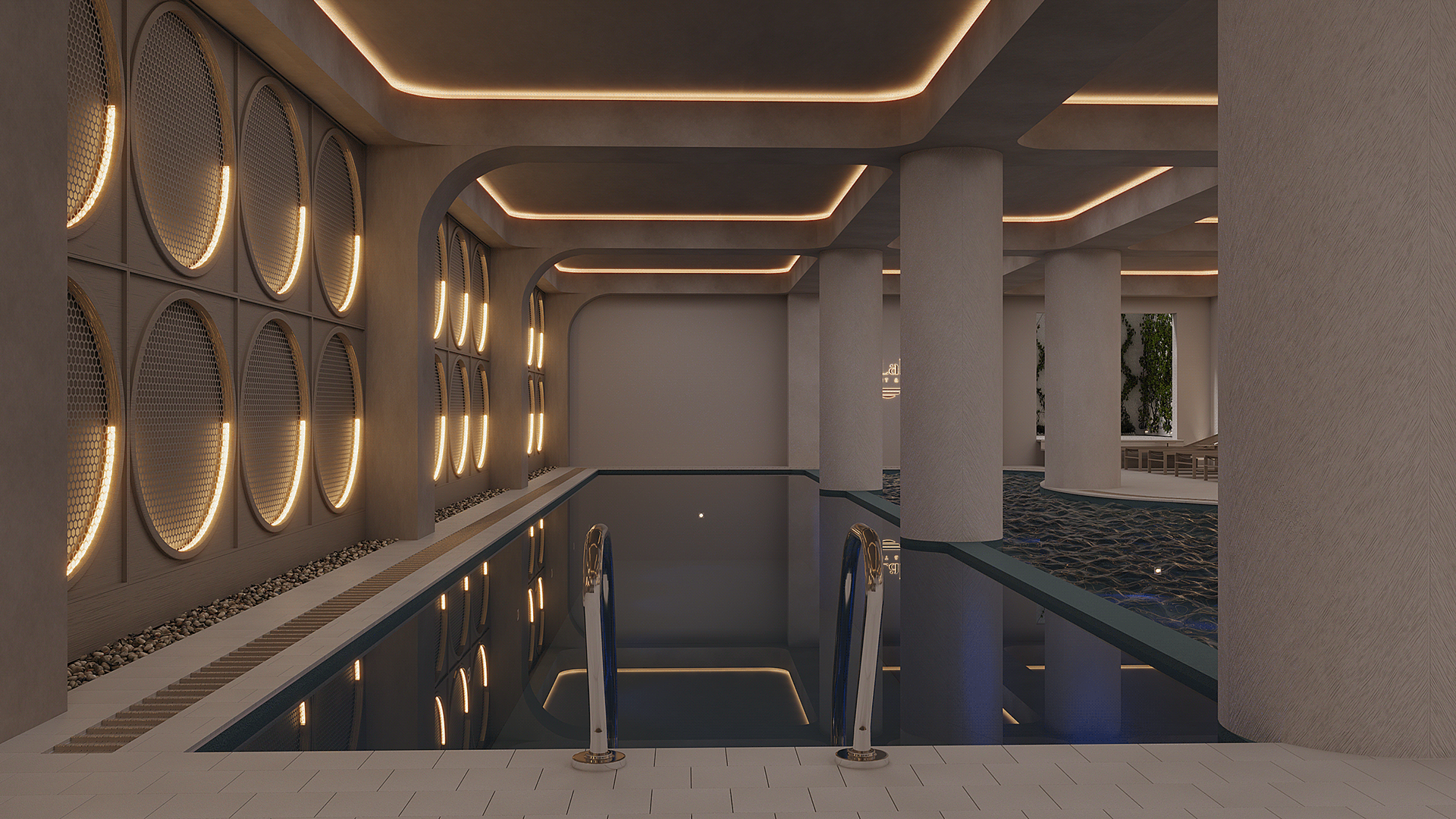 室内泳池及花园区域设计丨亚美尼亚丨Vana Setrakian-8