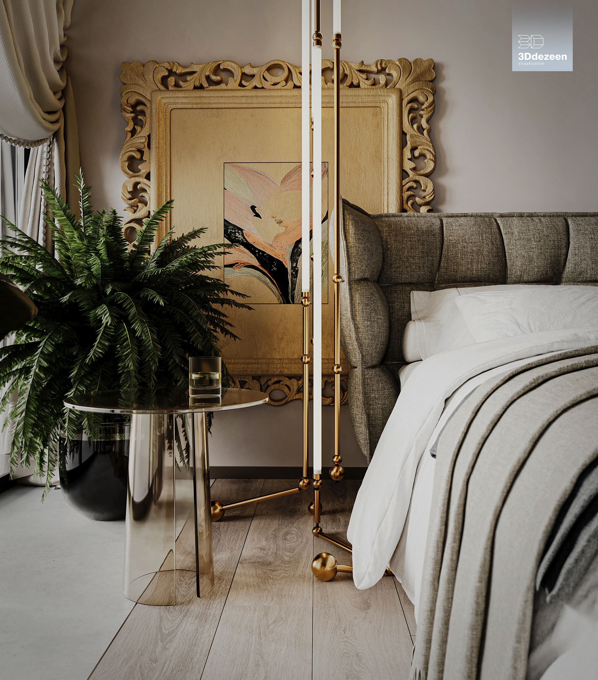 Miami Apartment 室内设计可视化丨美国-50