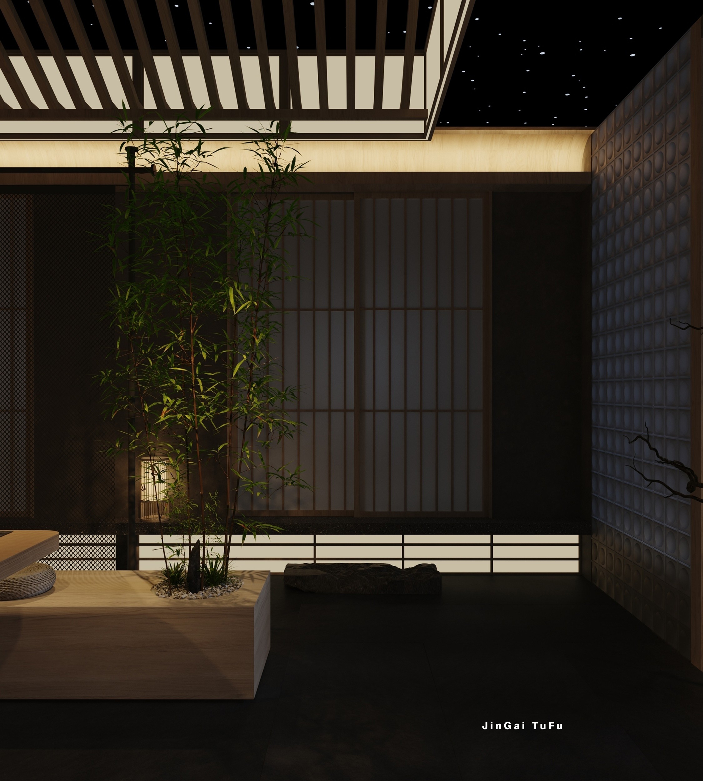 日式宁静餐饮空间设计丨图夫 x 金该-7