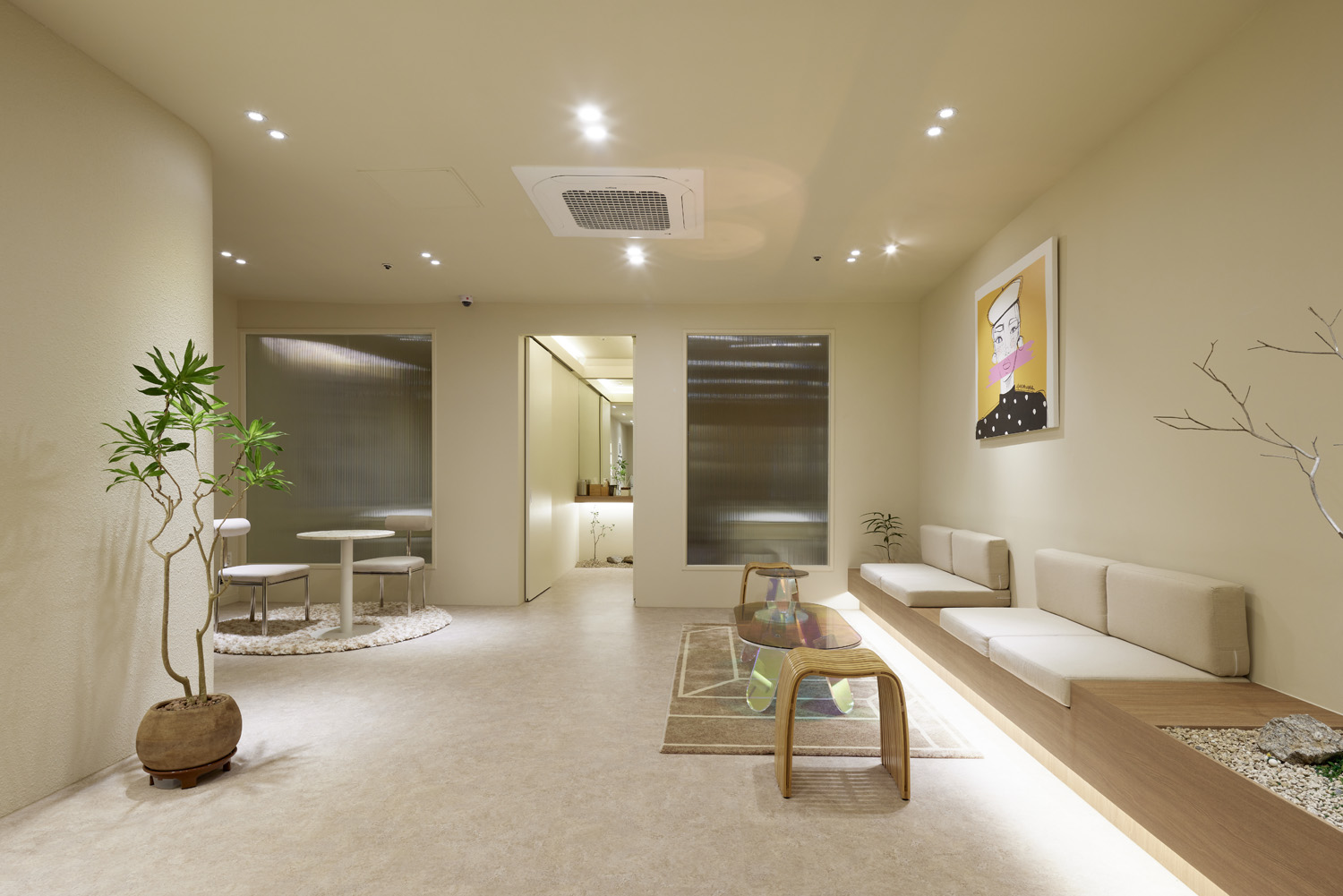 高级时尚的 21 平米皮肤管理室内设计-5