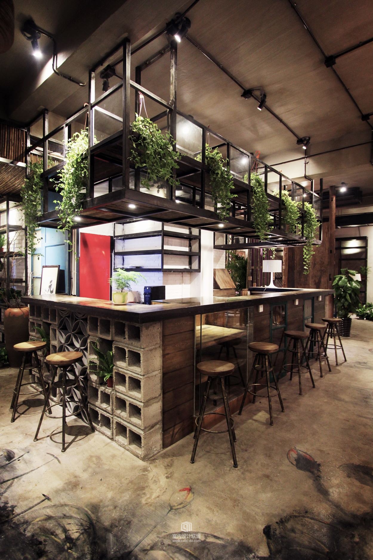 九门堂设计--广西南宁市一花一世界艺术生活馆办公休闲空间-7