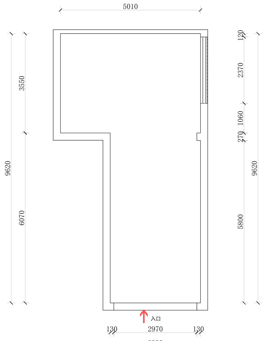 L 型甜品店的空间革命-1