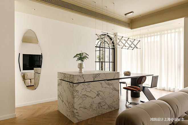 60万元三居135平米装修案例  法式复古之家-14