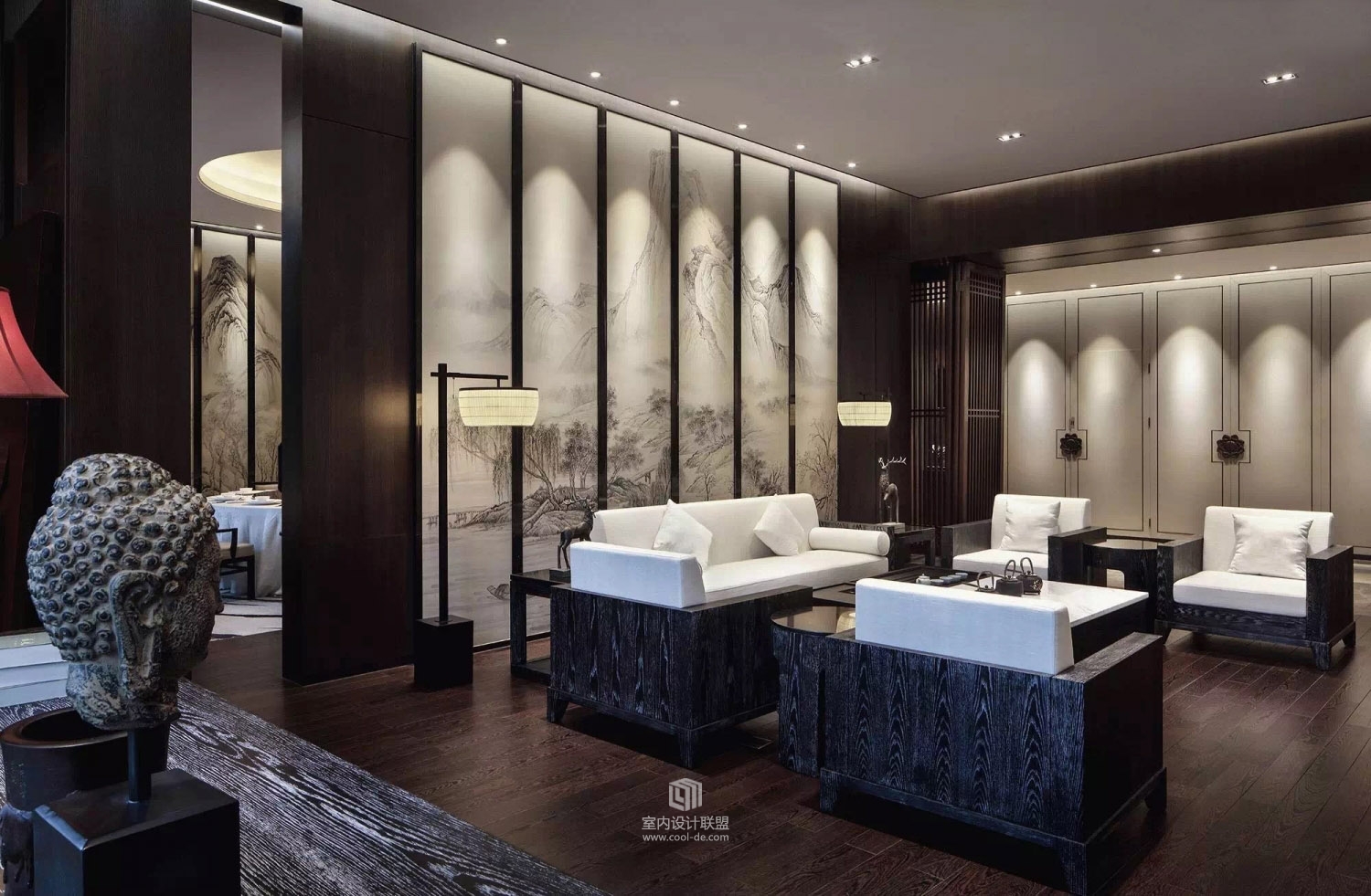 深圳海外装饰设计--健康“禅意”会所-43