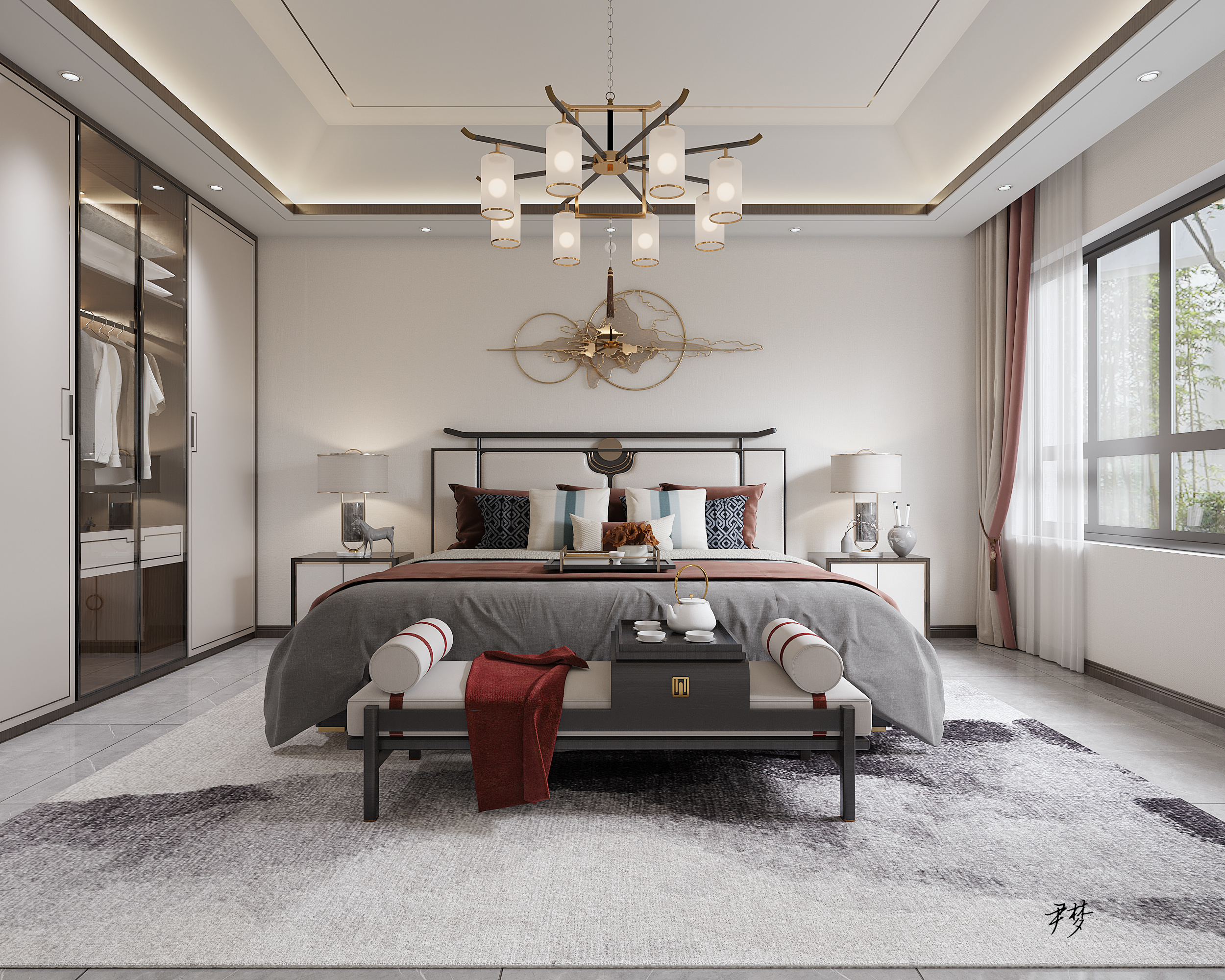 新中式诗意空间设计-11