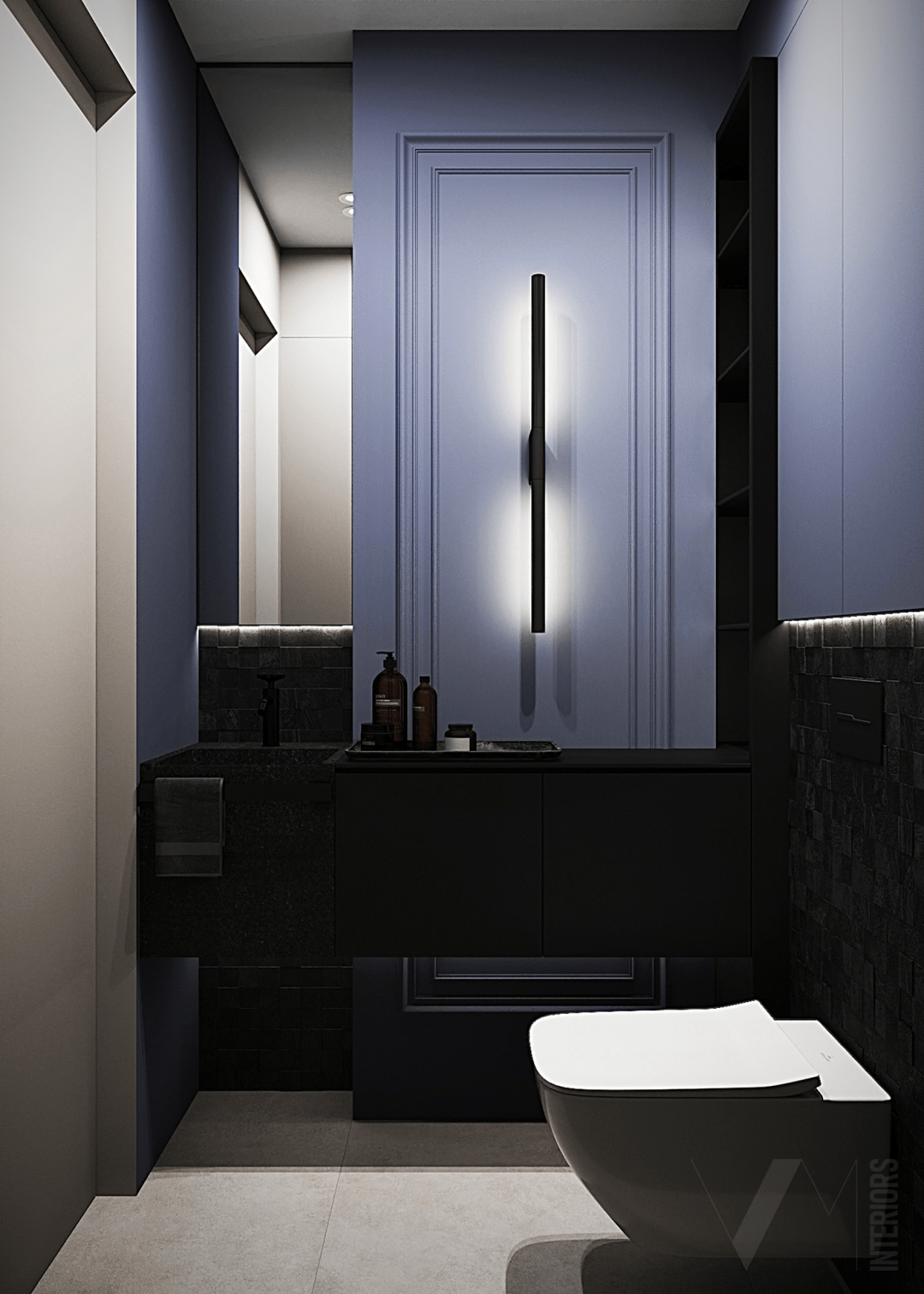 86㎡二居室公寓设计丨意大利丨意大利室内设计师Valeria Mahu-19