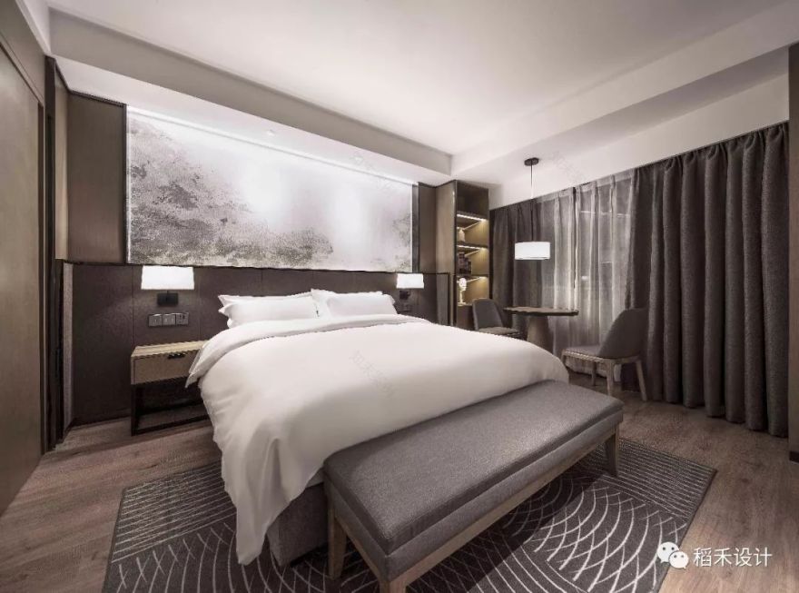 暖棕色调打造温馨空间——鸿宝大酒店室内设计-23