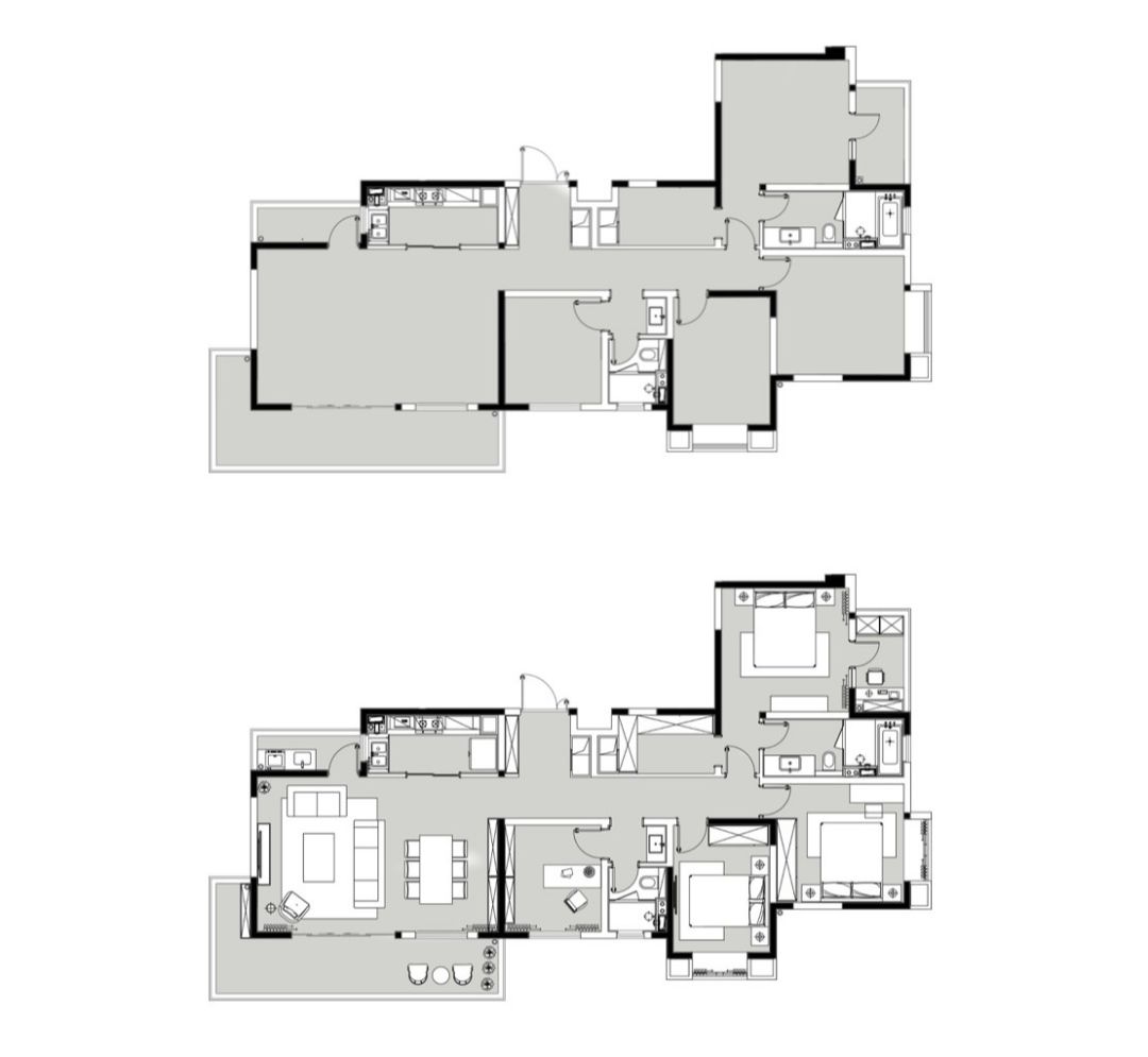 成都 179㎡科技房改造，打造精致美式生活空间-62