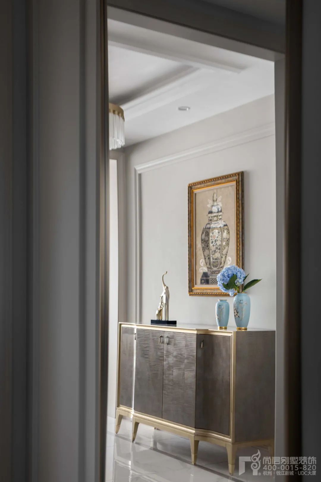 现代美式温馨舒适别墅设计丨中国杭州丨尚层别墅装饰-16