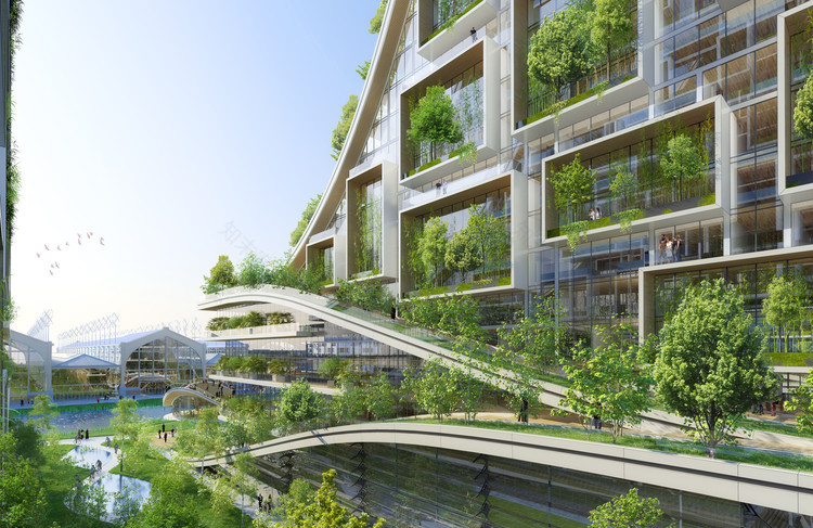 布鲁塞尔生态校园规划,绿色创新与历史遗产完美融合-29