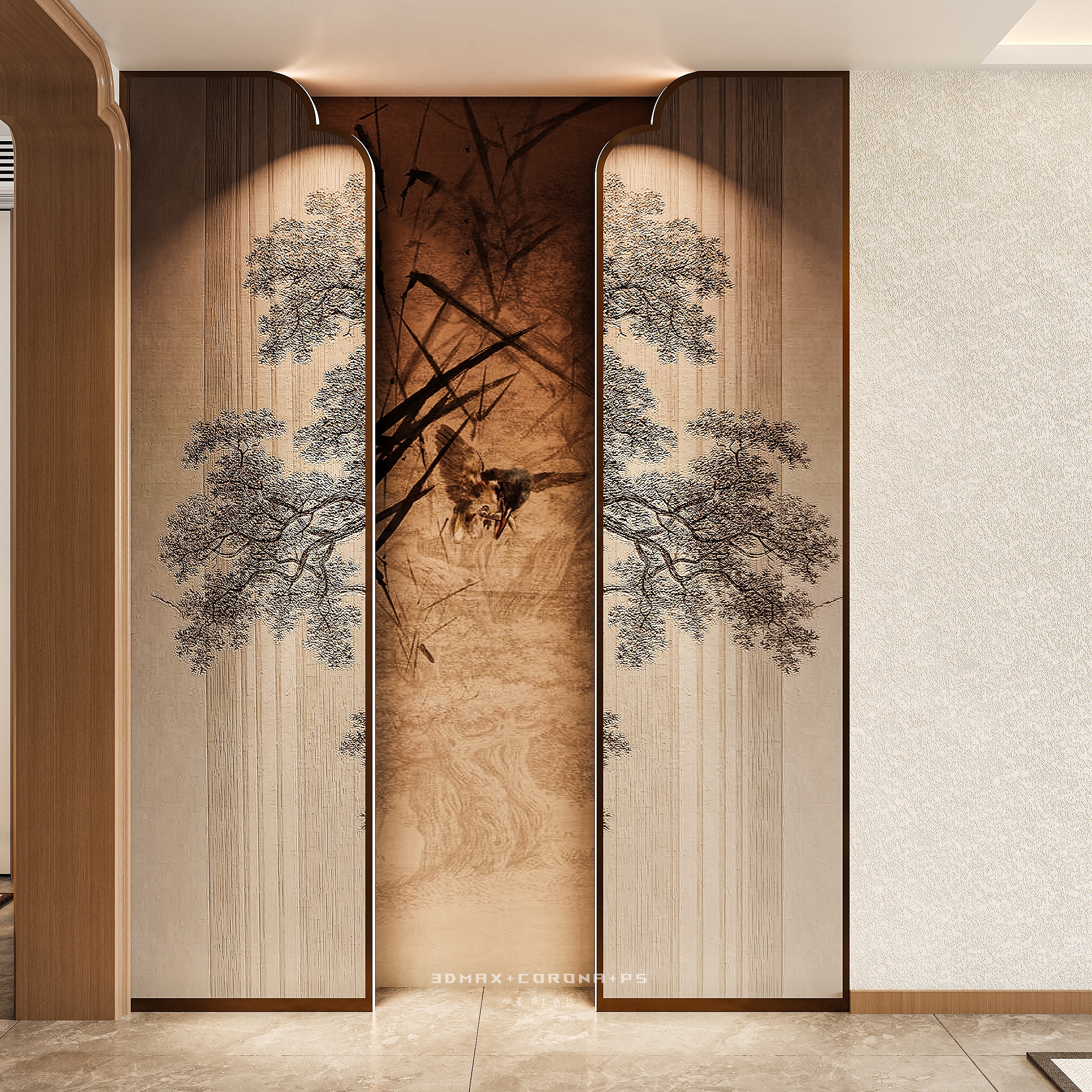 墨韵入墙,新骨承古 · 当代中式居-10