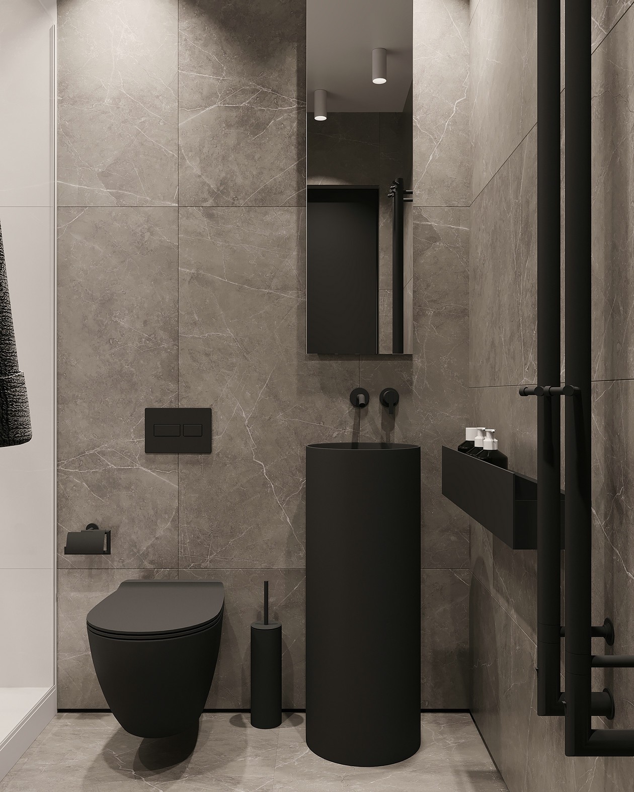 65㎡公寓设计 打造空间的纯粹与自由-6