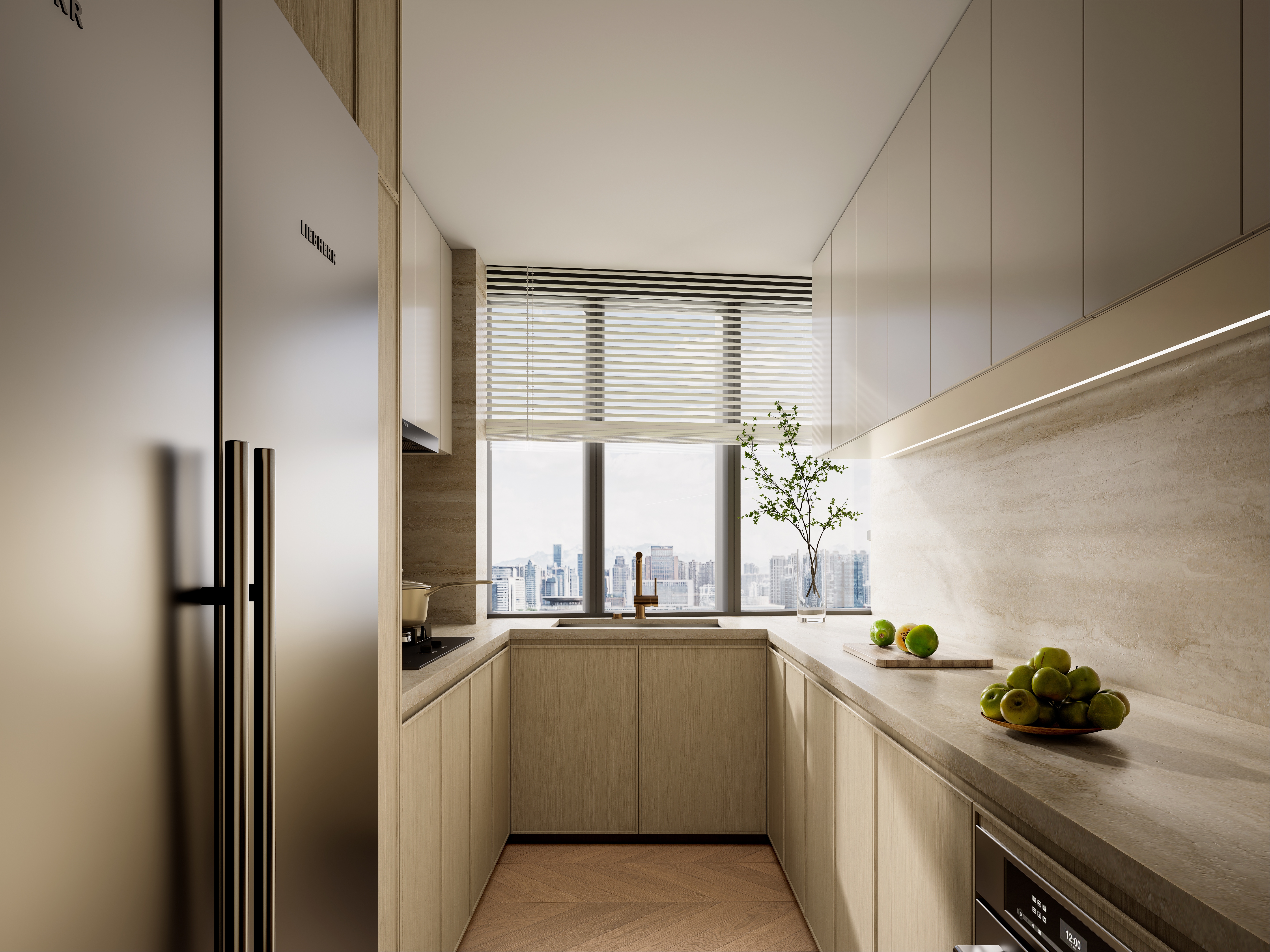 西湾台一号住宅装修项目丨中国香港丨鸿艺源设计-6