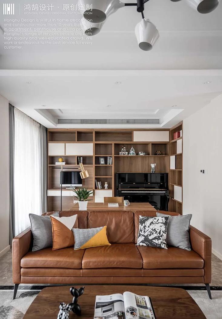 绍兴鸿鹄设计 | 平层北欧风 | 140㎡自然舒适空间-9