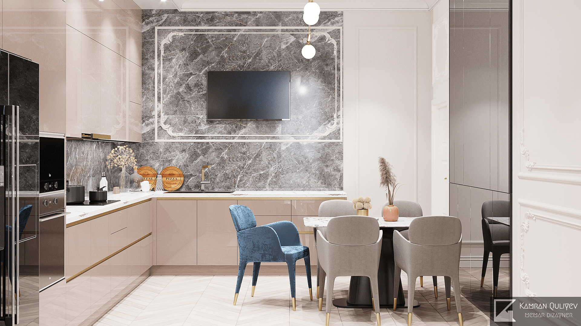 KITCHEN 室内设计丨阿塞拜疆丨Kamran Guliyev-22