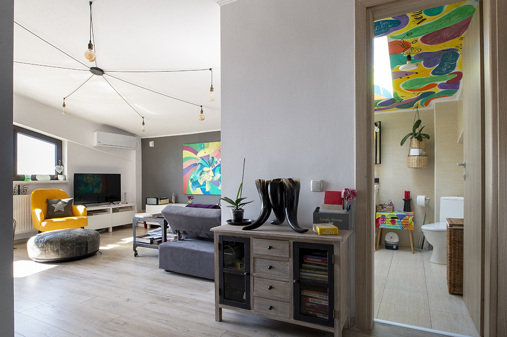 基于画作的布加勒斯特阁楼室内装修丨罗马尼亚布加勒斯特-24