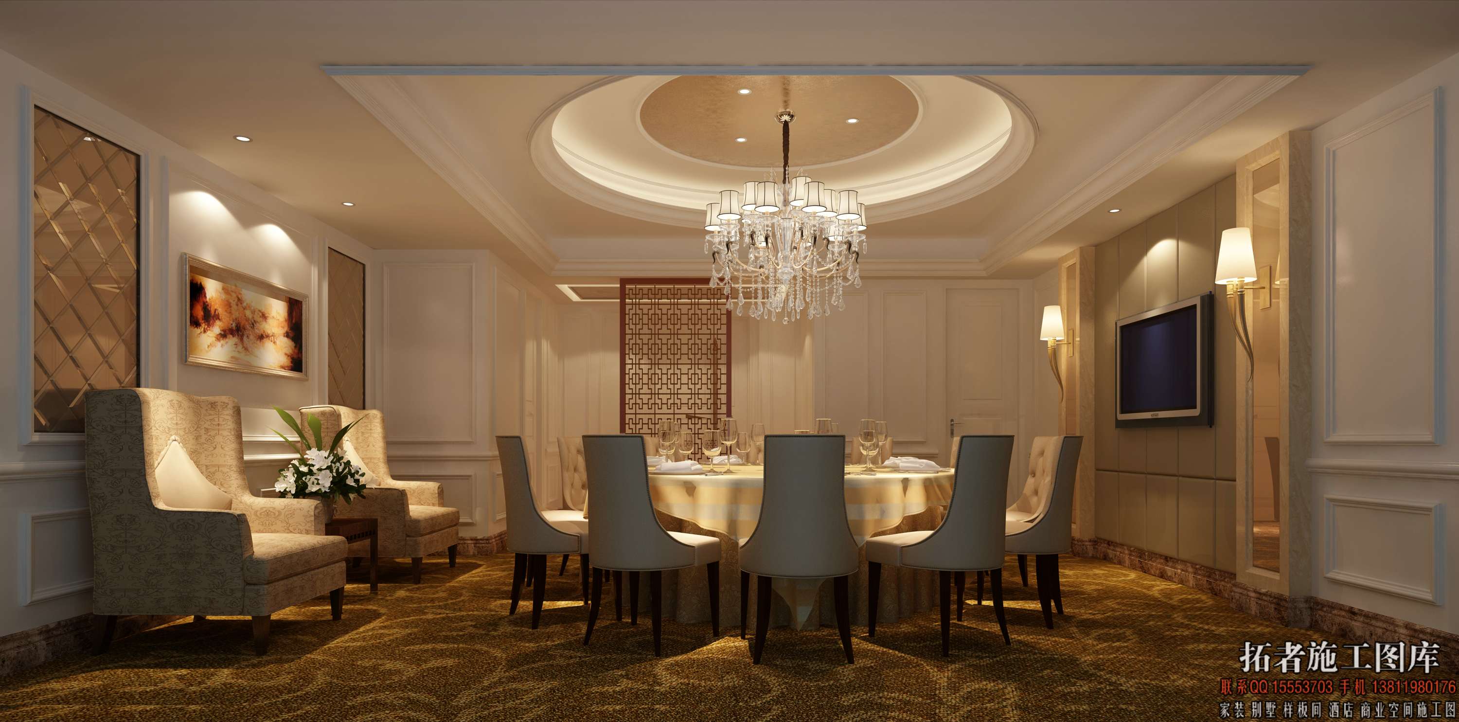 丽锦大酒楼欧式风格-4