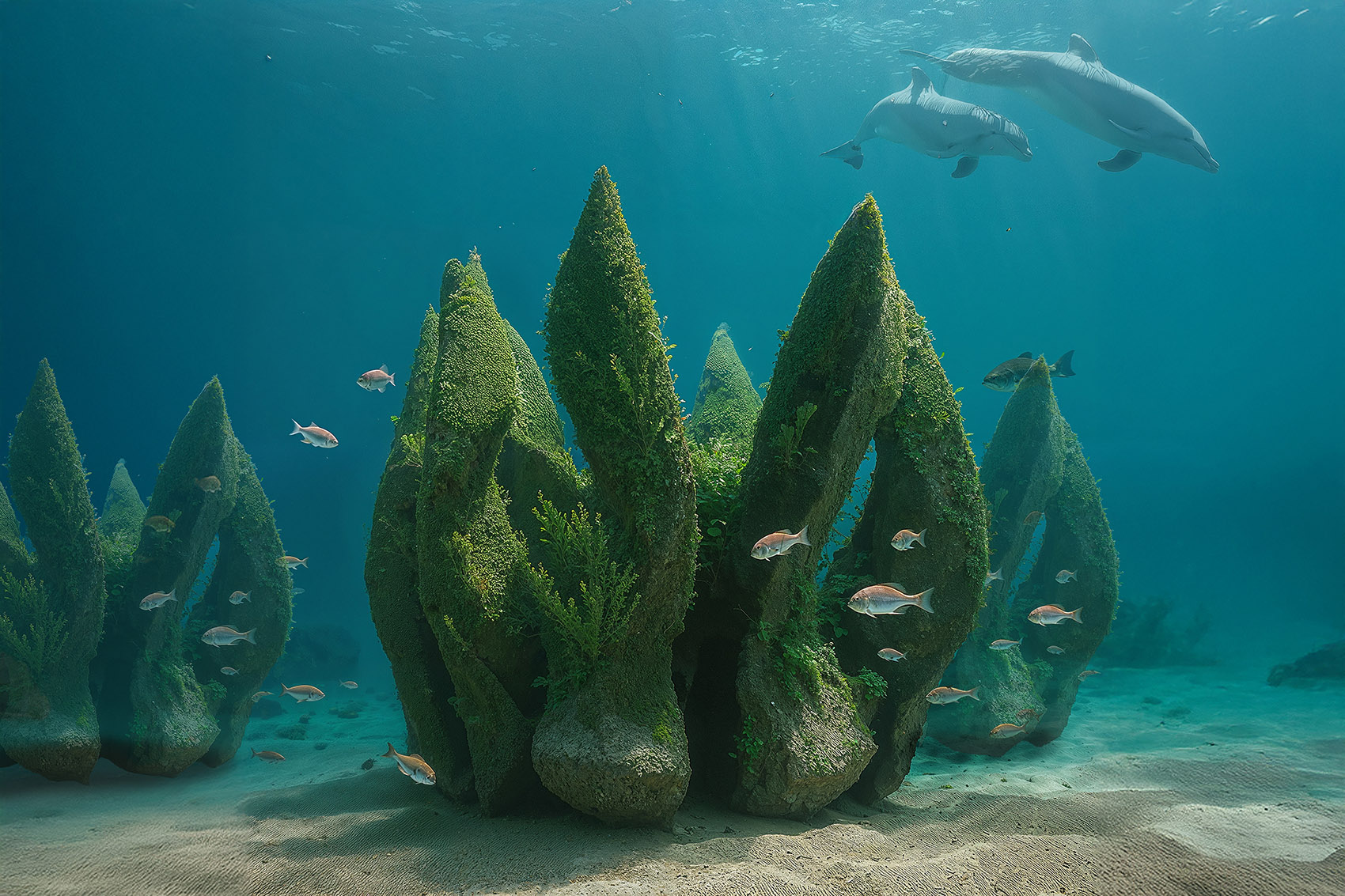 海洋生态修复装置Nereid丨中国香港丨扎哈事务所（ZHA）,D  Shape-7