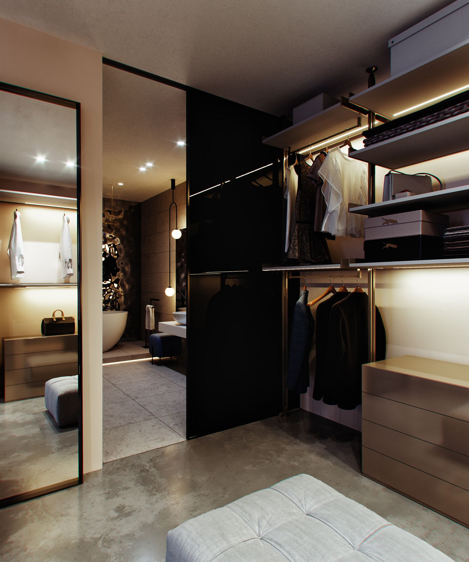 Комфорт сіті · 现代公寓室内设计丨Дизайн  студія Андрія Гординського-20