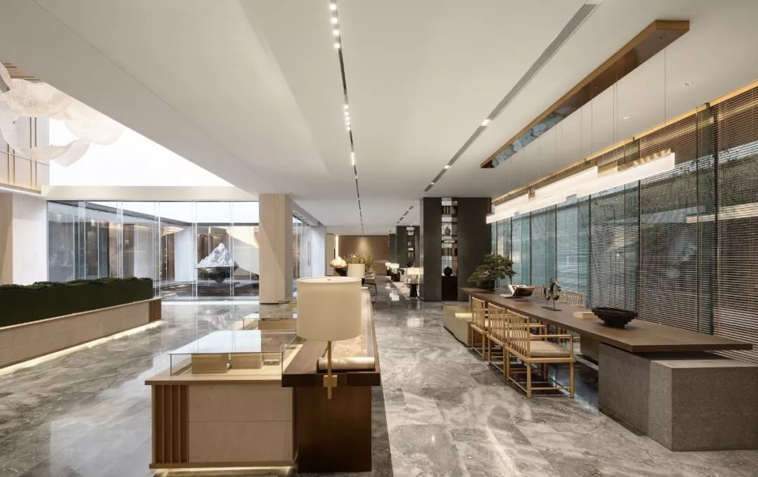 天津津门大院售楼处 | 古韵墨色与现代材质的完美融合-105