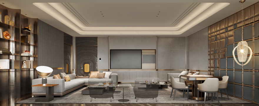 高端会所设计丨中国榆林丨郑合建筑设计咨询(西安)有限公司-17